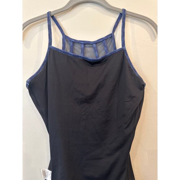 NWT Baltogs Daisy mesh back camisole leotard M - Picture 9 of 10
